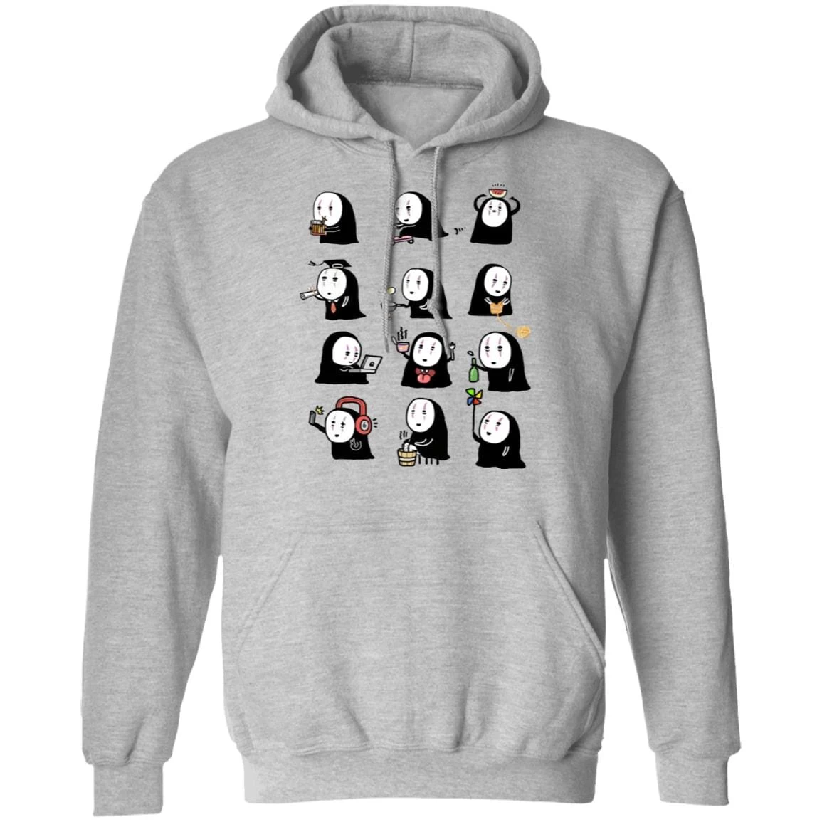 Cute No Face Kaonashi Collection Hoodie 12 Cute No Face Kaonashi Collection Hoodie - Image 10