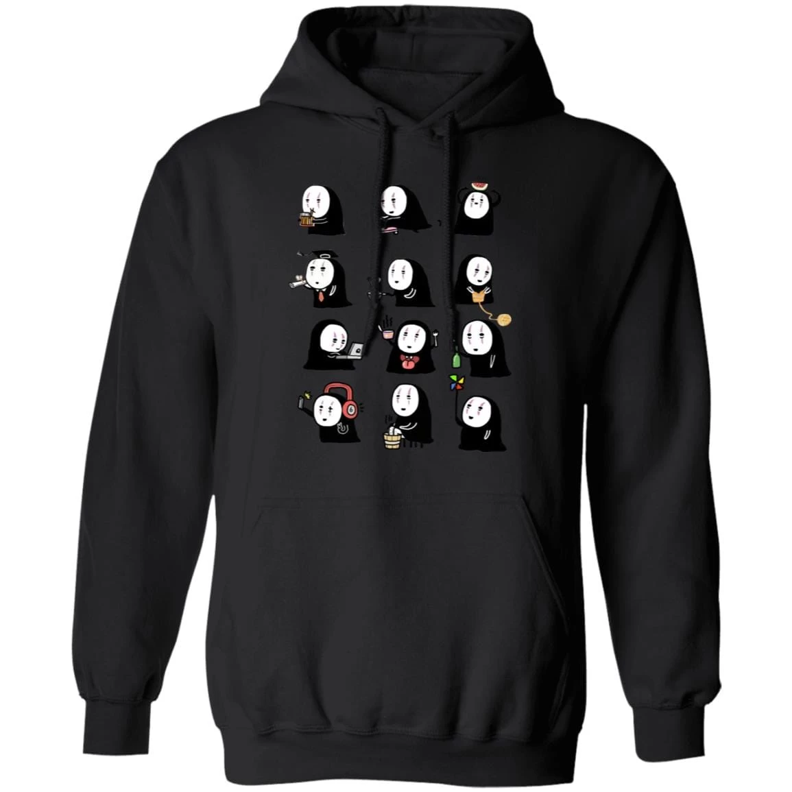 Cute No Face Kaonashi Collection Hoodie 5 Cute No Face Kaonashi Collection Hoodie - Image 3