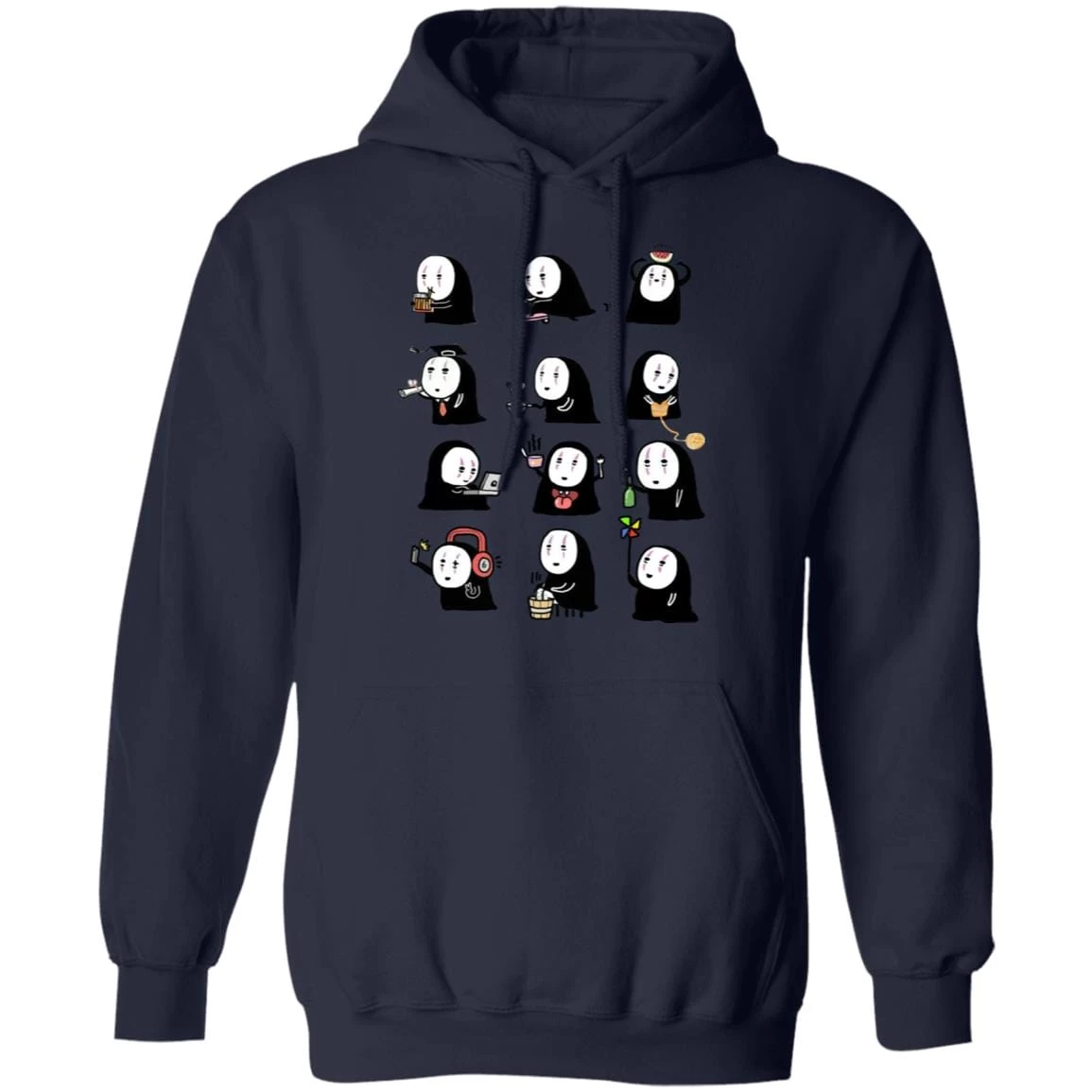 Cute No Face Kaonashi Collection Hoodie 6 Cute No Face Kaonashi Collection Hoodie - Image 4