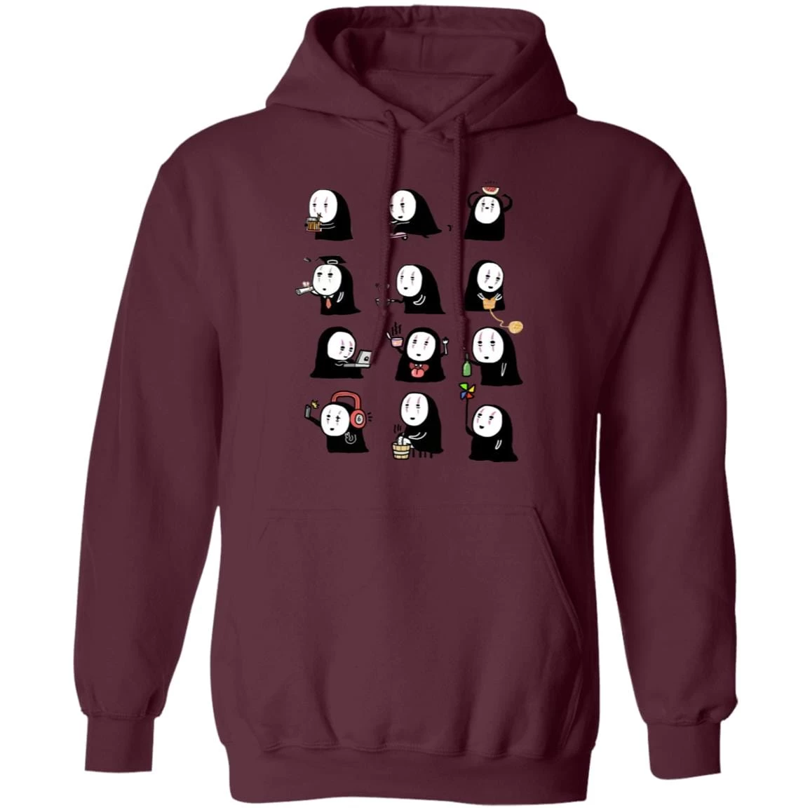 Cute No Face Kaonashi Collection Hoodie 10 Cute No Face Kaonashi Collection Hoodie - Image 8