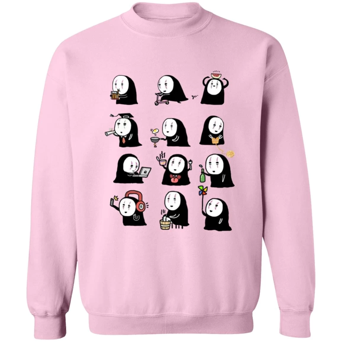 Cute No Face Kaonashi Collection Sweatshirt 20 Cute No Face Kaonashi Collection Sweatshirt - Image 18