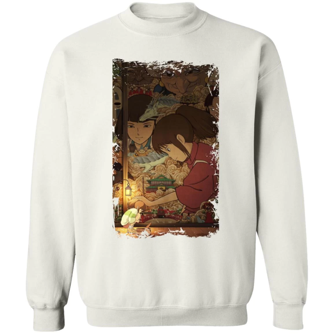 Spirited Away Movie China Poster Sweatshirt 4 Spirited Away Movie China Poster Sweatshirt - Image 2