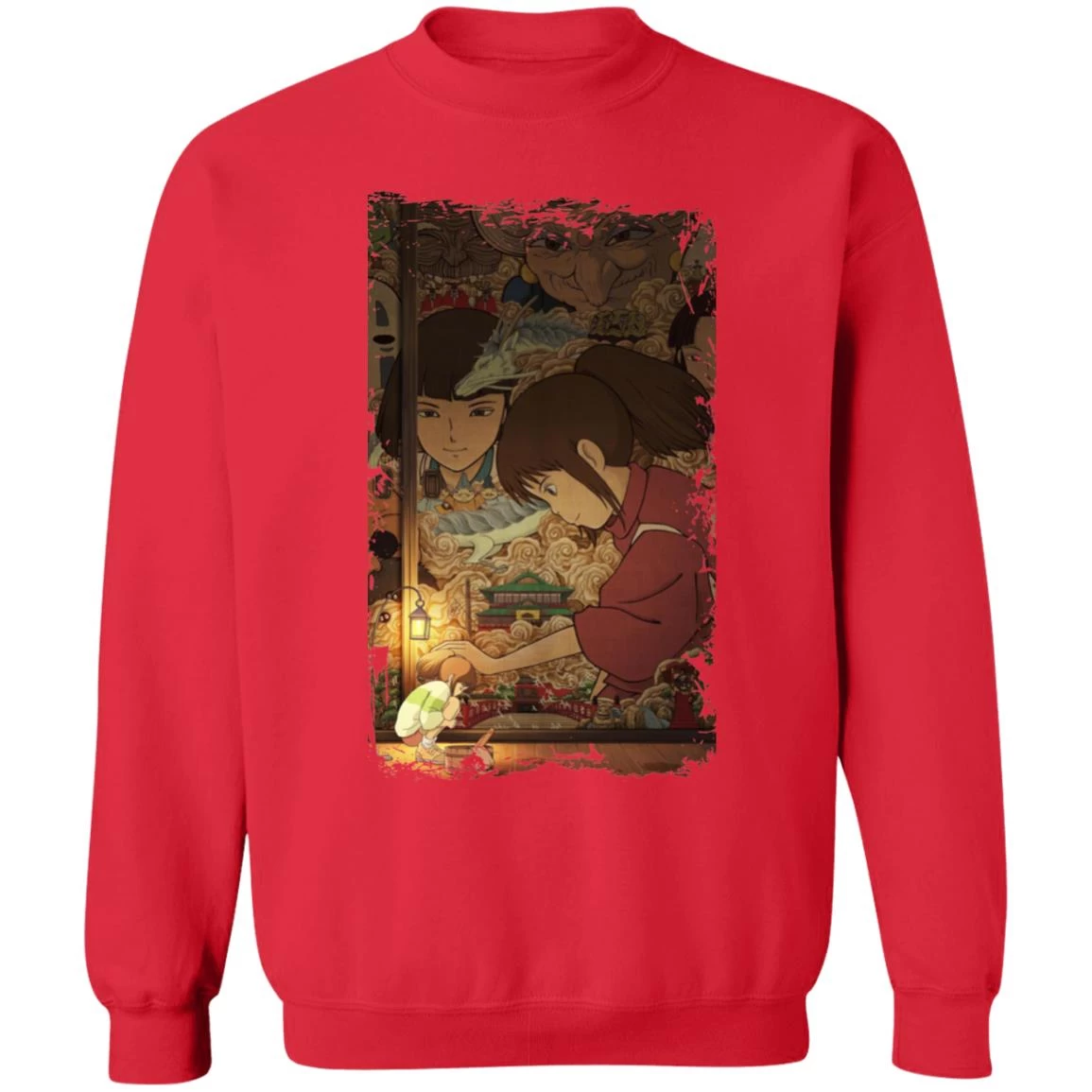 Spirited Away Movie China Poster Sweatshirt 8 Spirited Away Movie China Poster Sweatshirt - Image 6