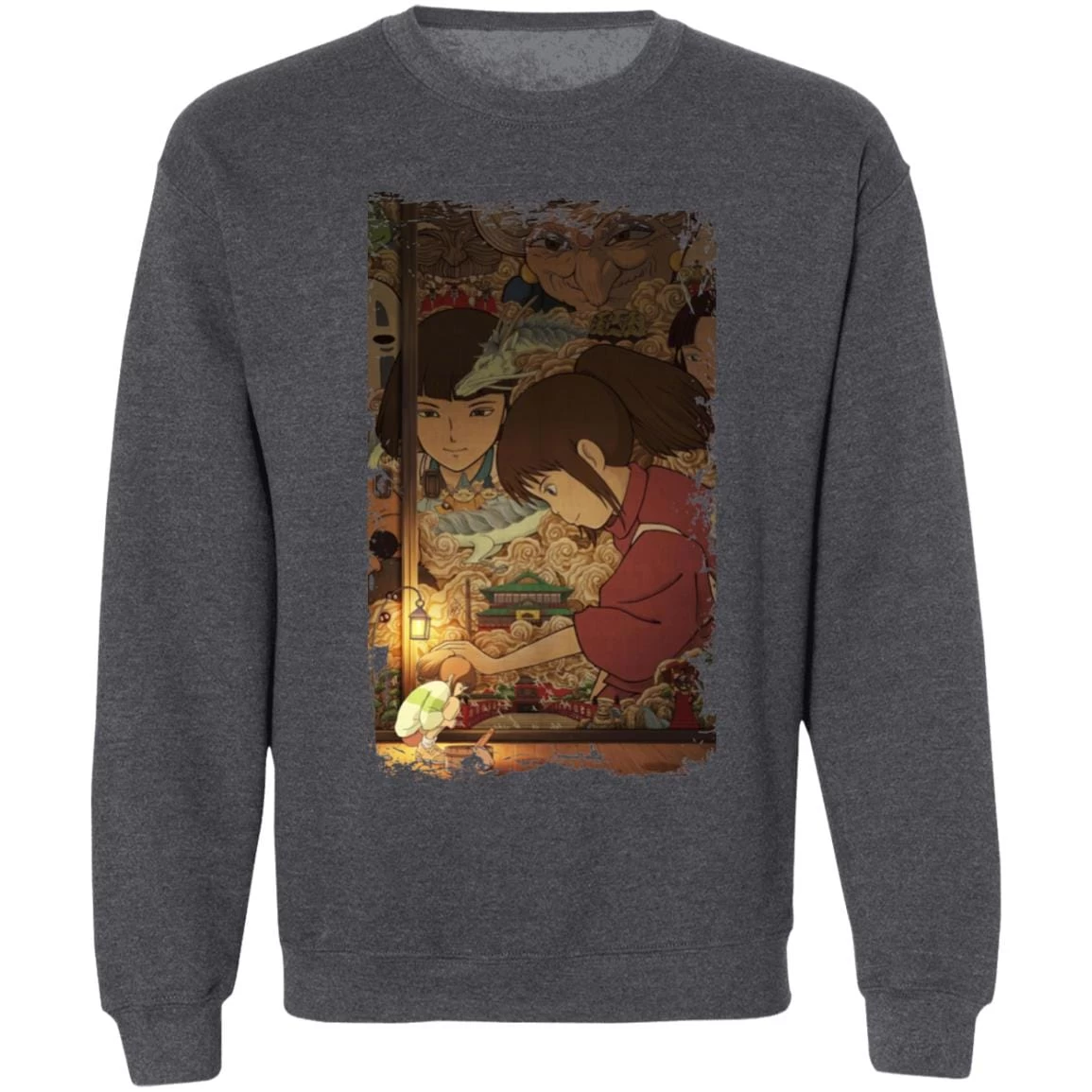 Spirited Away Movie China Poster Sweatshirt 9 Spirited Away Movie China Poster Sweatshirt - Image 7
