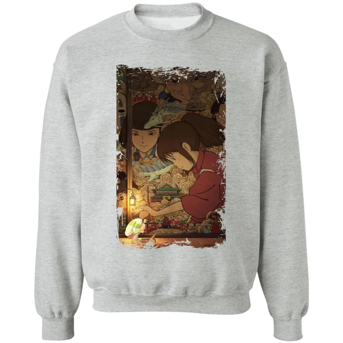 Spirited Away Movie China Poster Sweatshirt 3 Spirited Away Movie China Poster Sweatshirt