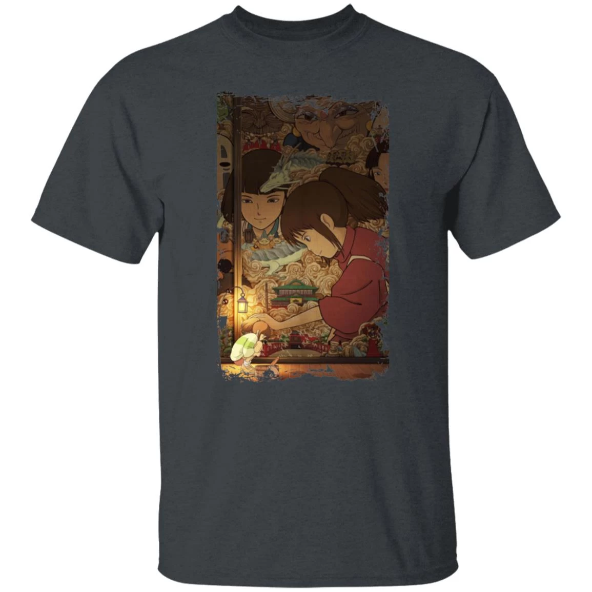 Spirited Away Movie China Poster T Shirt 6 Spirited Away Movie China Poster T Shirt - Image 4