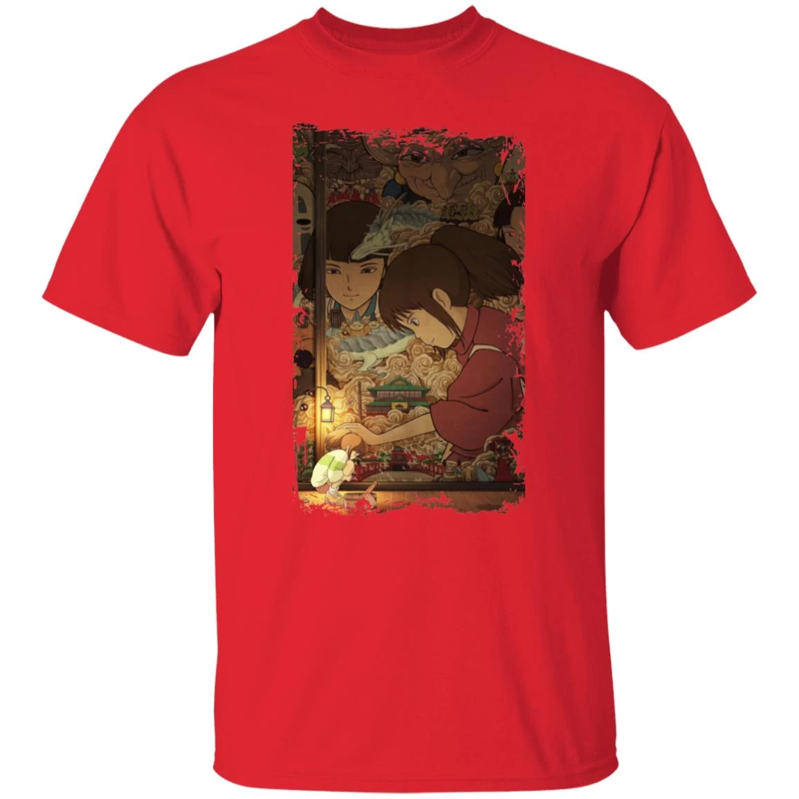 Spirited Away Movie China Poster T Shirt 10 Spirited Away Movie China Poster T Shirt - Image 8