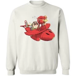 Porco Rosso Chibi Sweatshirt -Ghibli Shop redirect04012021120447 1