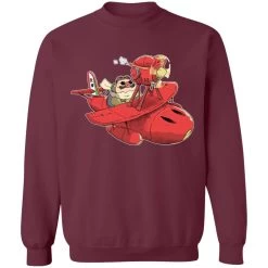Porco Rosso Chibi Sweatshirt -Ghibli Shop redirect04012021120447 3 1