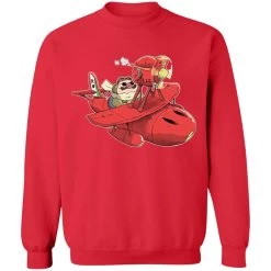 Porco Rosso Chibi Sweatshirt -Ghibli Shop redirect04012021120447 5