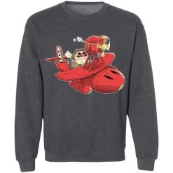 Porco Rosso Chibi Sweatshirt -Ghibli Shop redirect04012021120447 6