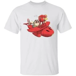 Porco Rosso Chibi T Shirt 30 Porco Rosso Chibi T Shirt -Ghibli Shop redirect04012021140411 1 1