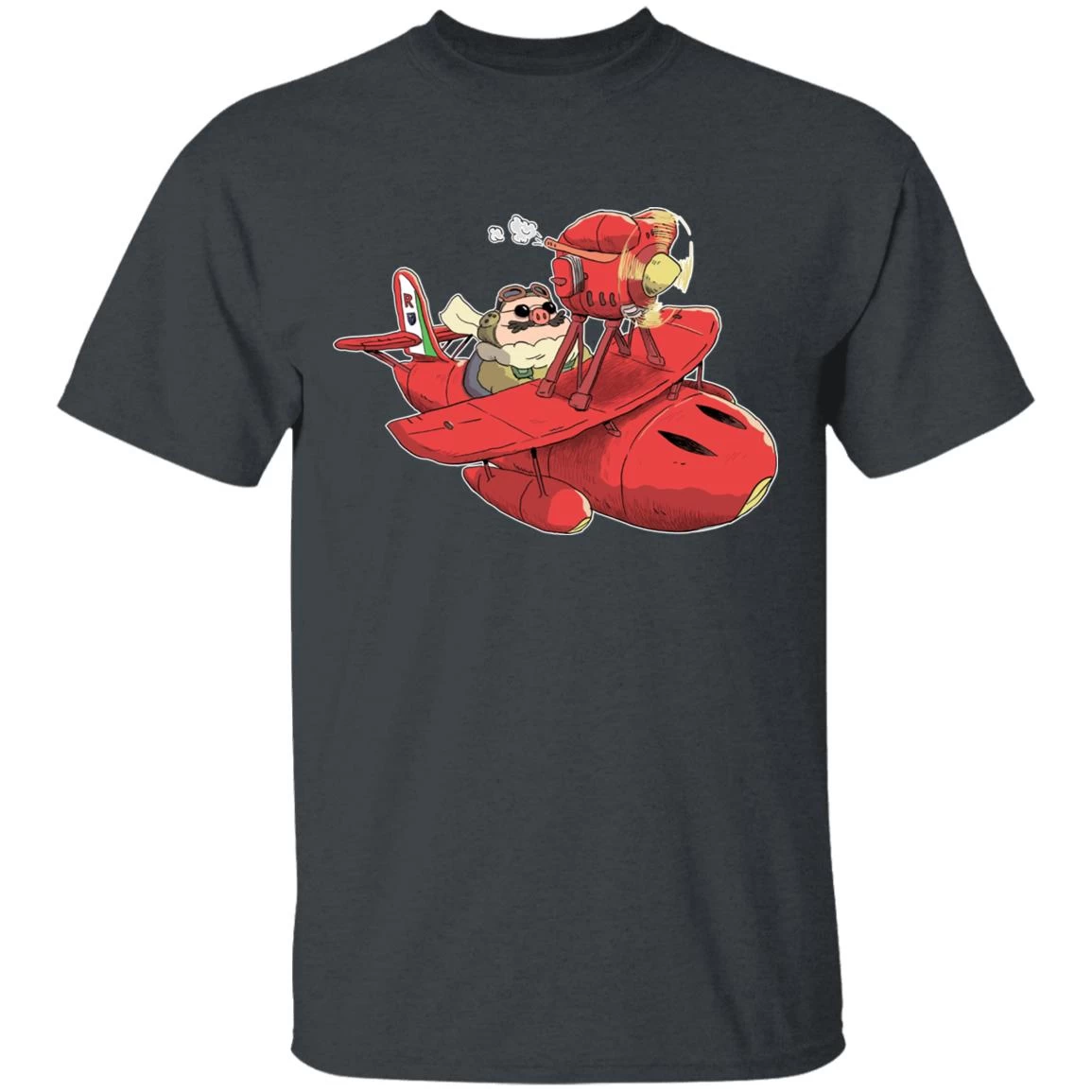Porco Rosso Chibi T Shirt 6 Porco Rosso Chibi T Shirt - Image 4