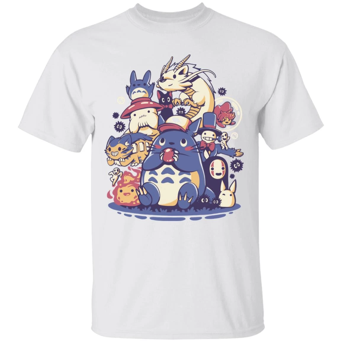 Totoro And Friends T Shirt 4 Totoro And Friends T Shirt - Image 2