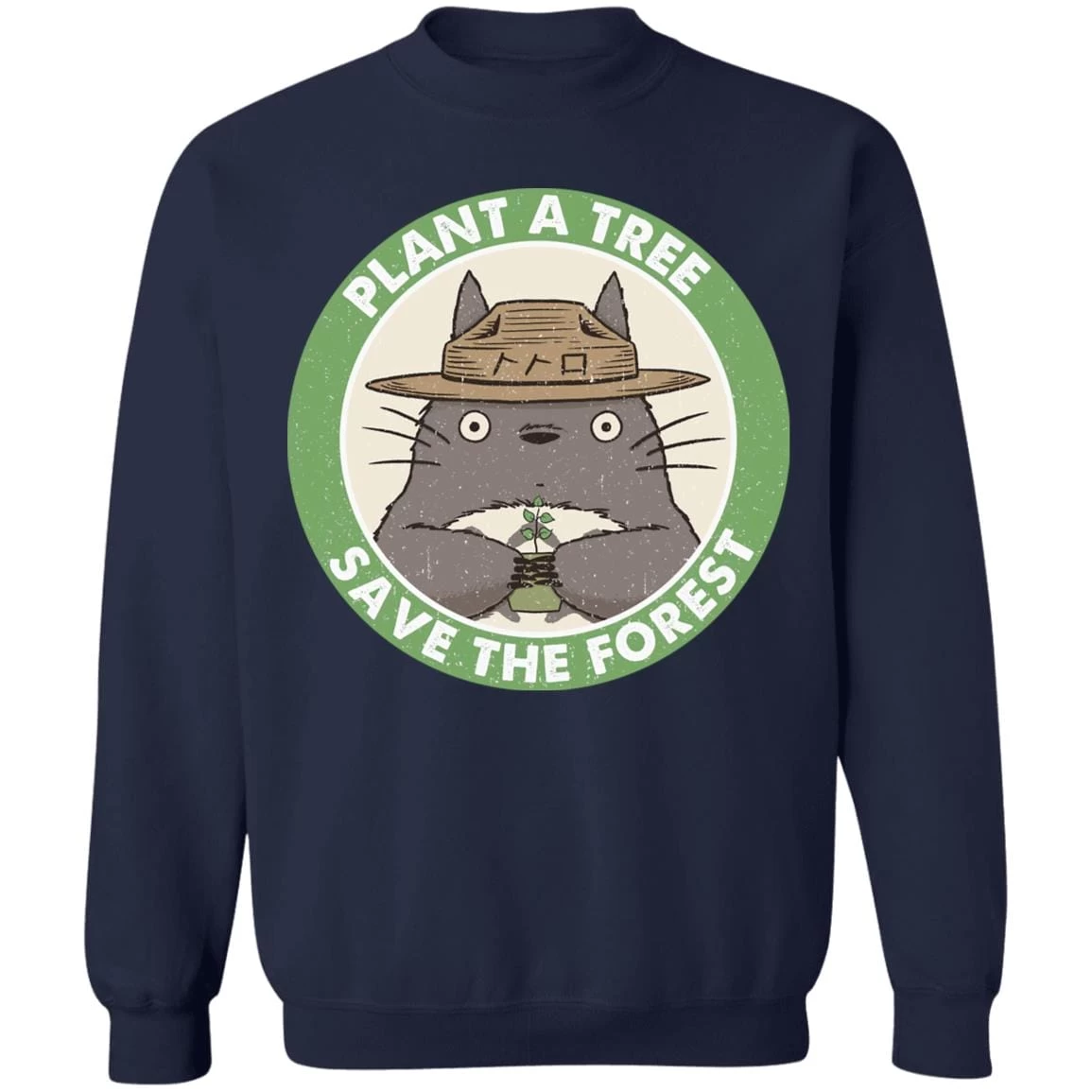 My Neighbor Totoro – Plant A Tree Save The Forest Sweatshirt 7 My Neighbor Totoro – Plant A Tree Save The Forest Sweatshirt - Image 5