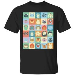 Ghibli Colorful Characters Collection T Shirt -Ghibli Shop redirect04032021140412 2