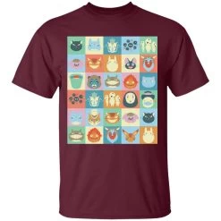 Ghibli Colorful Characters Collection T Shirt -Ghibli Shop redirect04032021140412 5