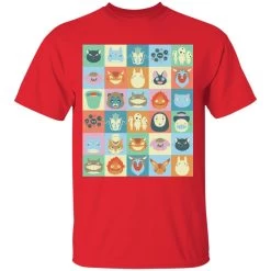 Ghibli Colorful Characters Collection T Shirt -Ghibli Shop redirect04032021140412 7