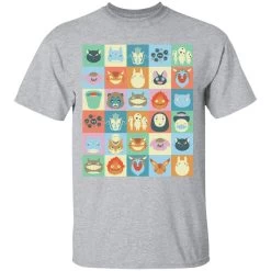 Ghibli Colorful Characters Collection T Shirt -Ghibli Shop redirect04032021140412 8 1