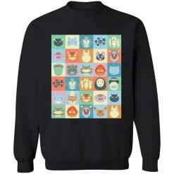 Ghibli Colorful Characters Collection Sweatshirt 31 Ghibli Colorful Characters Collection Sweatshirt -Ghibli Shop redirect04032021140420 11 1