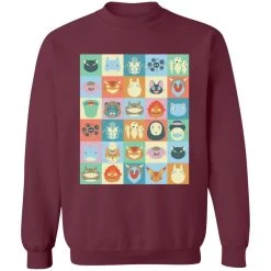 Ghibli Colorful Characters Collection Sweatshirt 23 Ghibli Colorful Characters Collection Sweatshirt -Ghibli Shop redirect04032021140420 12