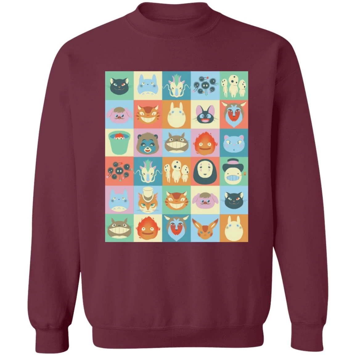 Ghibli Colorful Characters Collection Sweatshirt 6 Ghibli Colorful Characters Collection Sweatshirt - Image 4