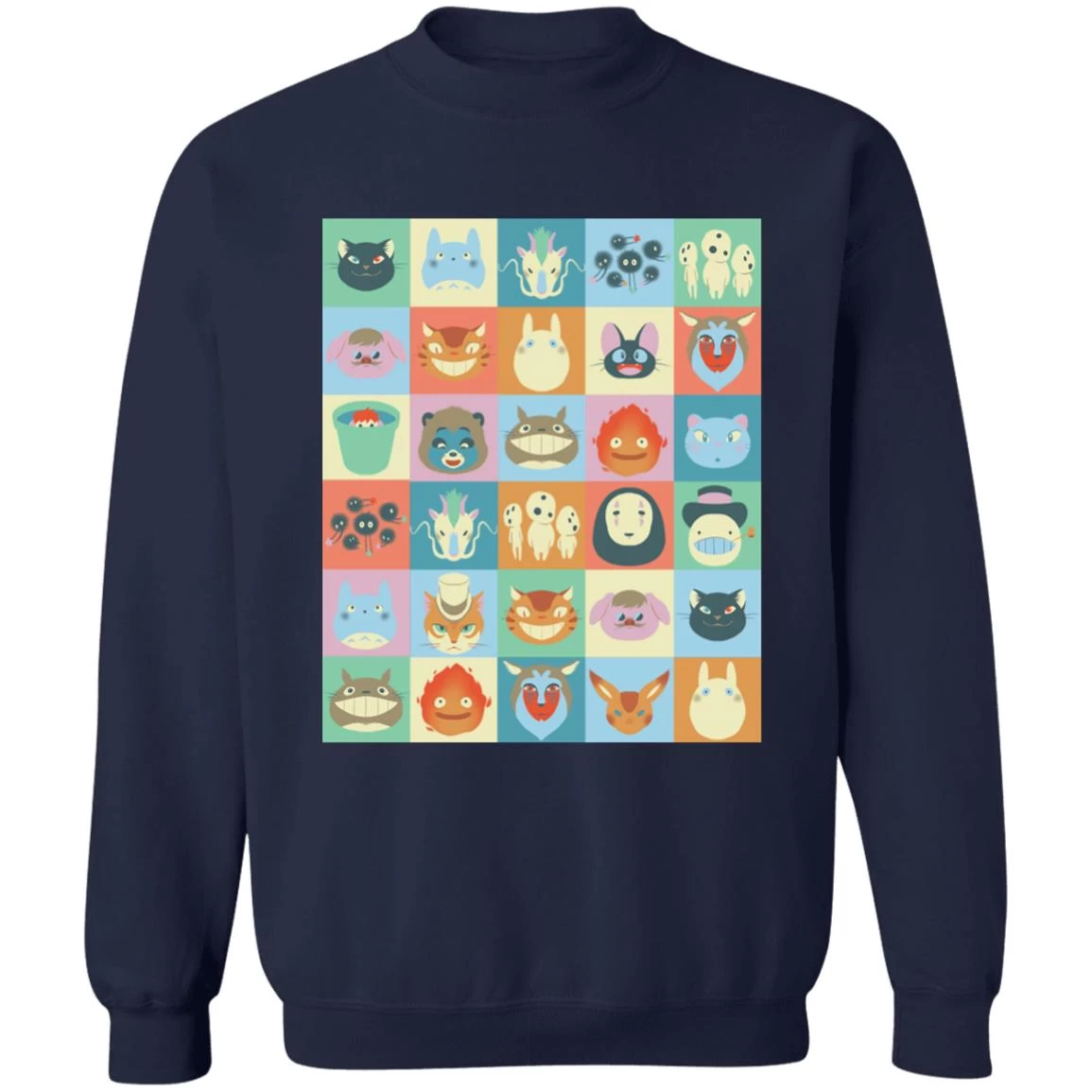 Ghibli Colorful Characters Collection Sweatshirt 16 Ghibli Colorful Characters Collection Sweatshirt - Image 14