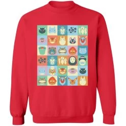Ghibli Colorful Characters Collection Sweatshirt 25 Ghibli Colorful Characters Collection Sweatshirt -Ghibli Shop redirect04032021140420 14