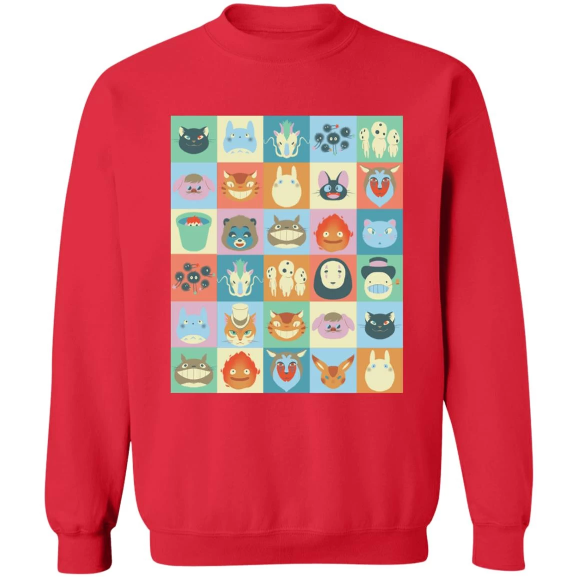 Ghibli Colorful Characters Collection Sweatshirt 8 Ghibli Colorful Characters Collection Sweatshirt - Image 6