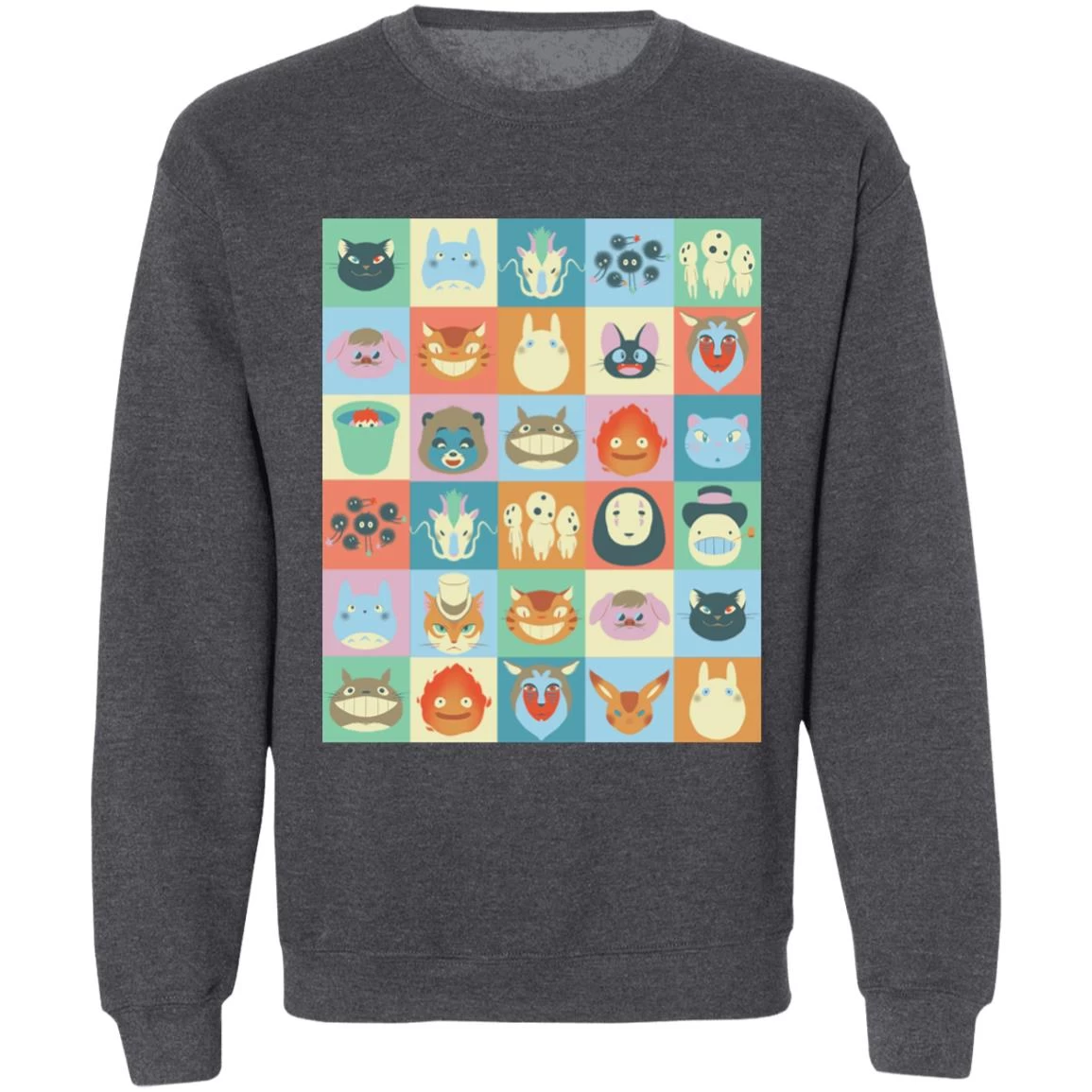 Ghibli Colorful Characters Collection Sweatshirt 9 Ghibli Colorful Characters Collection Sweatshirt - Image 7