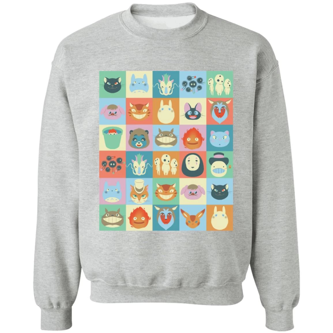 Ghibli Colorful Characters Collection Sweatshirt 12 Ghibli Colorful Characters Collection Sweatshirt - Image 10