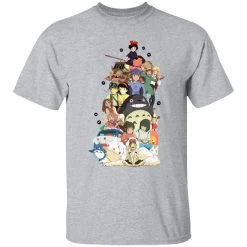 Ghibli Movie Characters Compilation T Shirt -Ghibli Shop redirect04052021060440 8