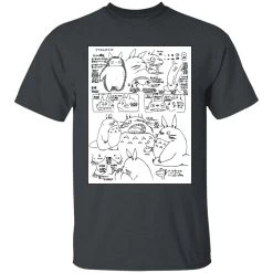 Totoro Original Character Sketch T Shirt Unisex 32 Totoro Original Character Sketch T Shirt Unisex -Ghibli Shop redirect04072021060411 3 1