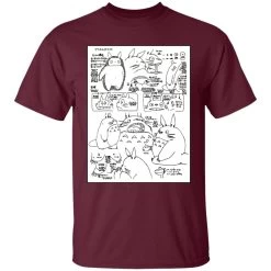 Totoro Original Character Sketch T Shirt Unisex 25 Totoro Original Character Sketch T Shirt Unisex -Ghibli Shop redirect04072021060411 5