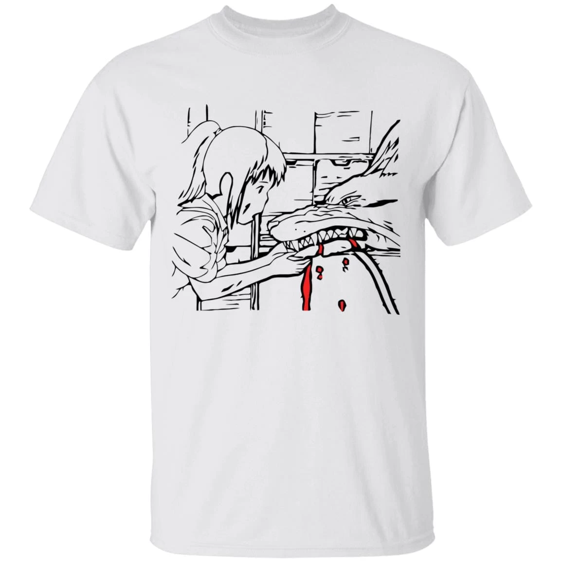 Spirited Away – Sen And Haku T Shirt Unisex 13 Spirited Away – Sen And Haku T Shirt Unisex - Image 11
