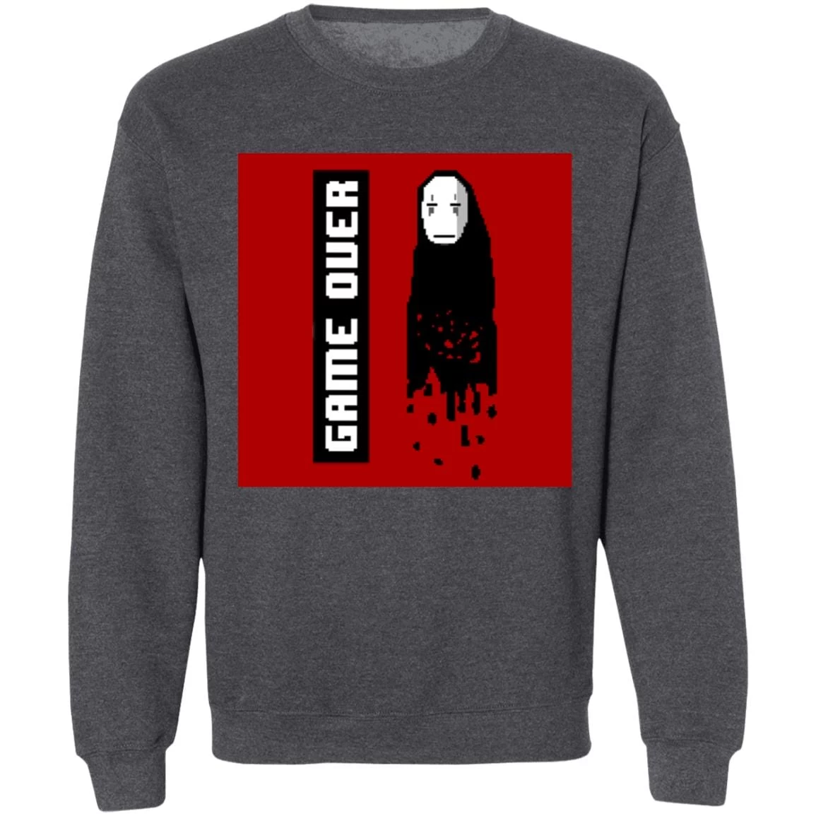 Spirited Away No Face 8 BIT Game Over Sweatshirt 9 Spirited Away No Face 8 BIT Game Over Sweatshirt - Image 7