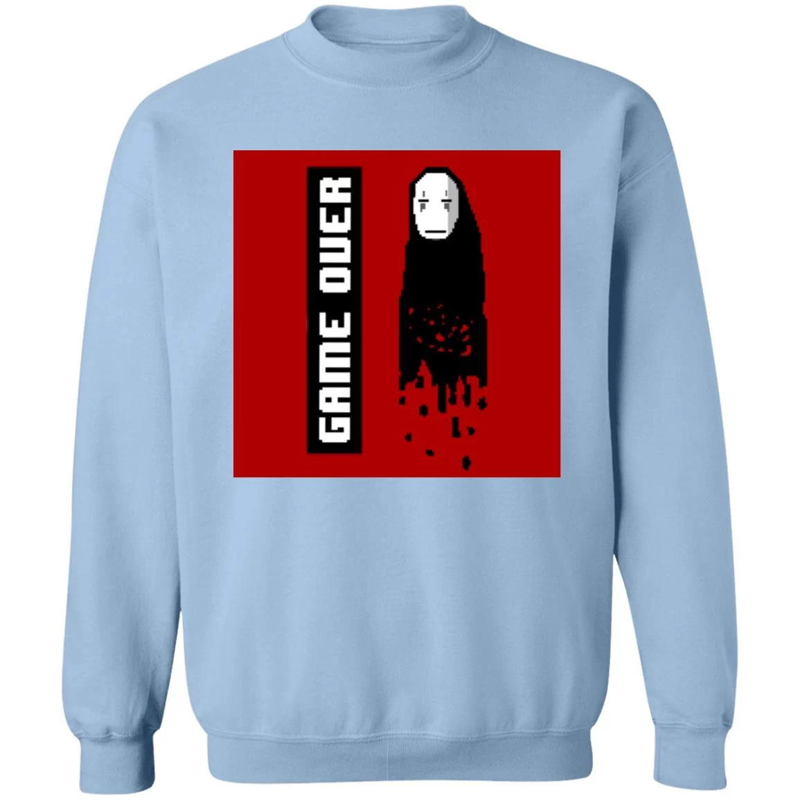 Spirited Away No Face 8 BIT Game Over Sweatshirt 10 Spirited Away No Face 8 BIT Game Over Sweatshirt - Image 8