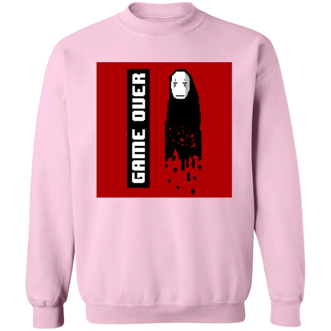 Spirited Away No Face 8 BIT Game Over Sweatshirt 11 Spirited Away No Face 8 BIT Game Over Sweatshirt - Image 9