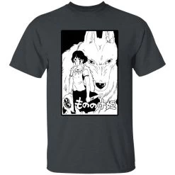 Princess Mononoke Black & White T Shirt Unisex 23 Princess Mononoke Black & White T Shirt Unisex -Ghibli Shop redirect04072021140430 3