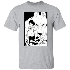 Princess Mononoke Black & White T Shirt Unisex 37 Princess Mononoke Black & White T Shirt Unisex -Ghibli Shop redirect04072021140430 8 1