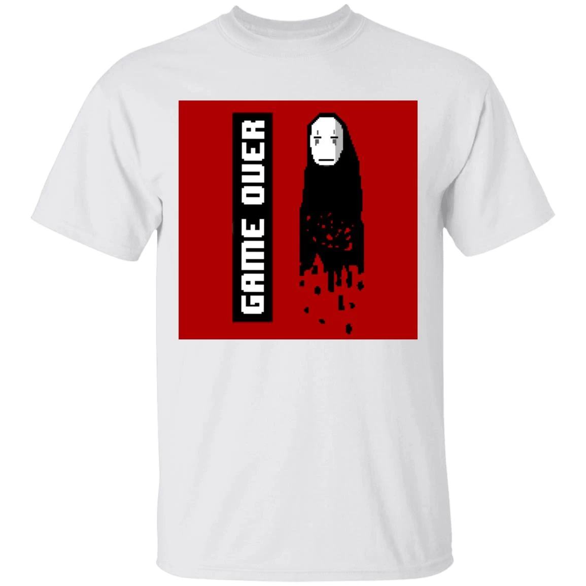 Spirited Away No Face 8 BIT Game Over T Shirt 13 Spirited Away No Face 8 BIT Game Over T Shirt - Image 11