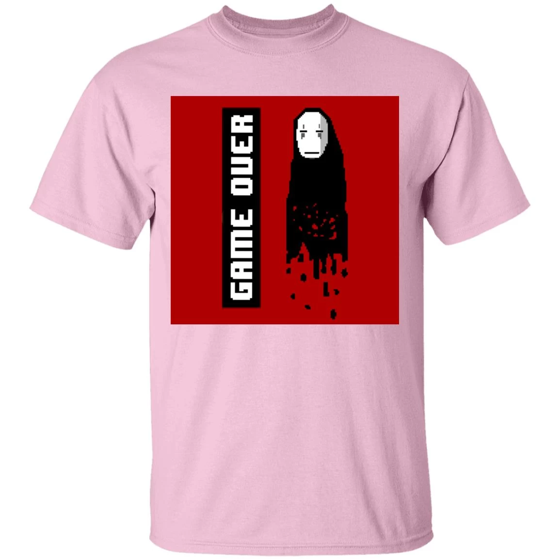 Spirited Away No Face 8 BIT Game Over T Shirt 7 Spirited Away No Face 8 BIT Game Over T Shirt - Image 5
