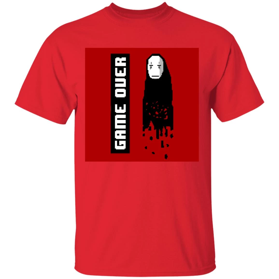 Spirited Away No Face 8 BIT Game Over T Shirt 19 Spirited Away No Face 8 BIT Game Over T Shirt - Image 17