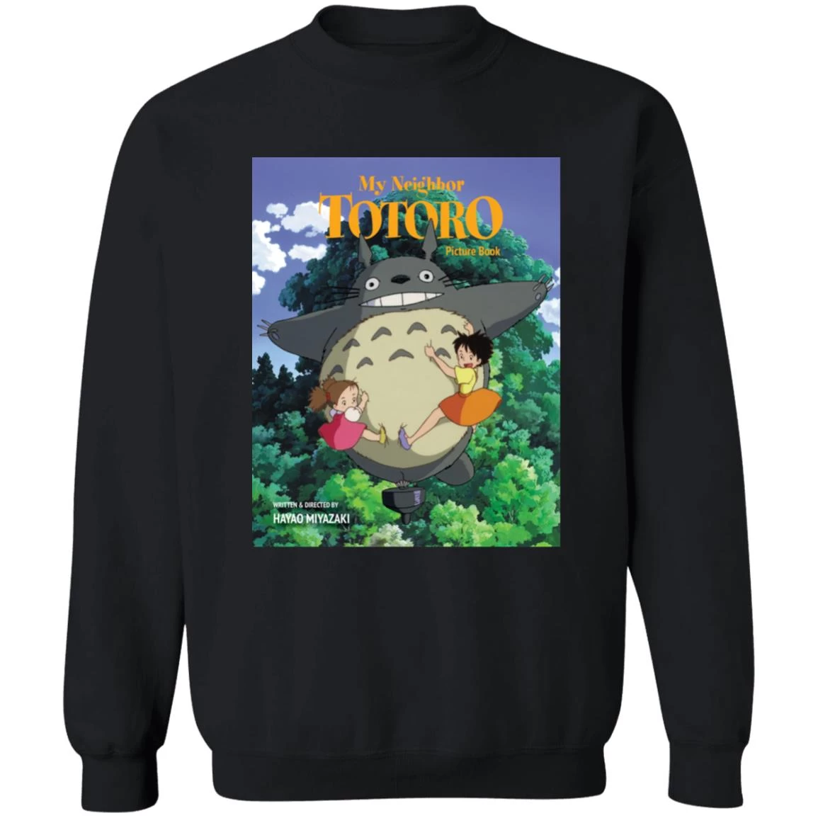My Neighbor Totoro On The Tree Sweatshirt 14 My Neighbor Totoro On The Tree Sweatshirt - Image 12