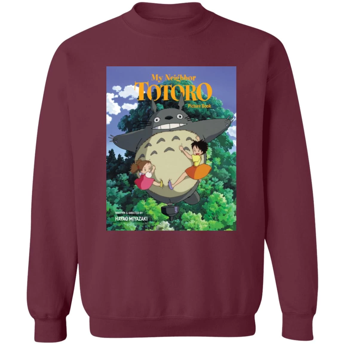 My Neighbor Totoro On The Tree Sweatshirt 6 My Neighbor Totoro On The Tree Sweatshirt - Image 4
