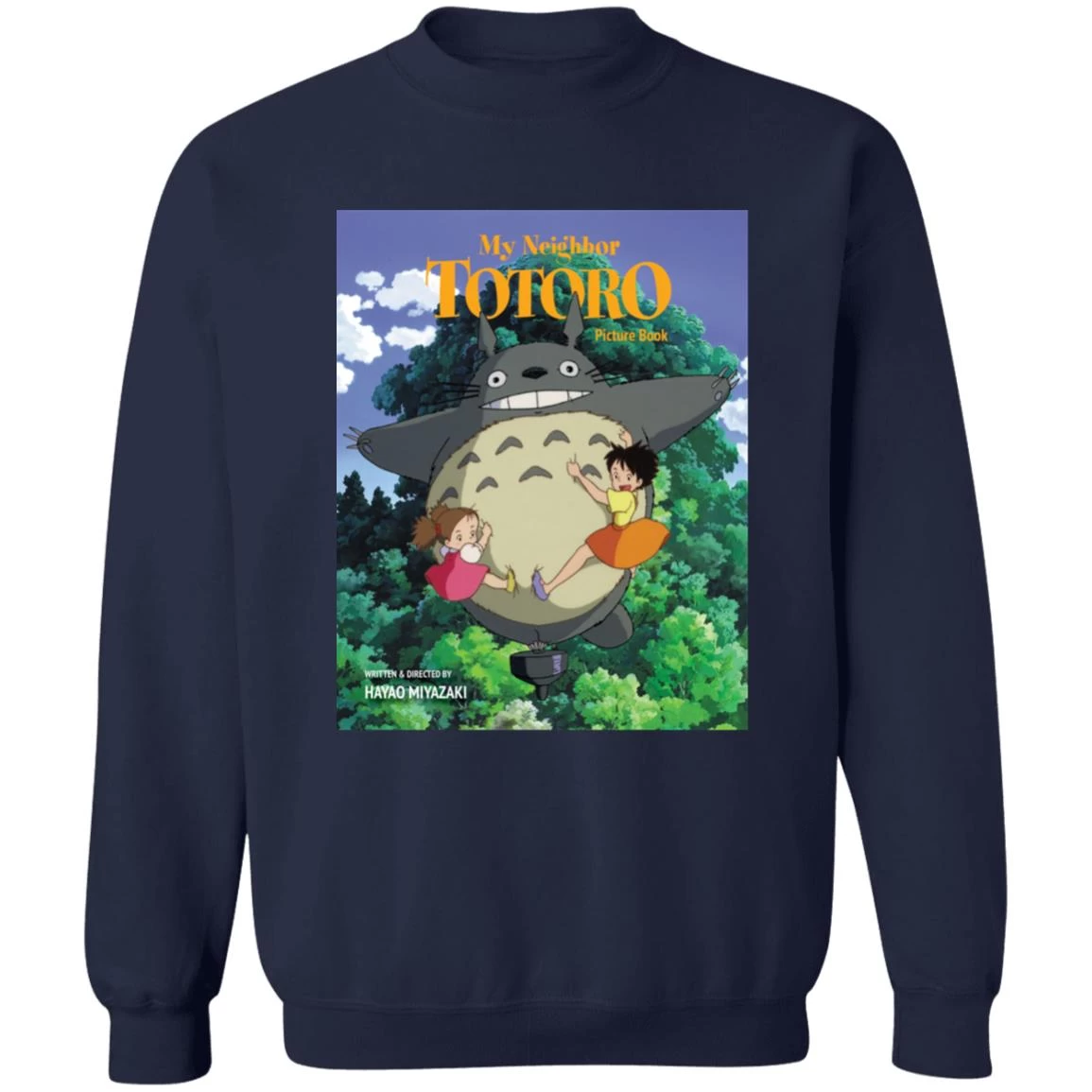 My Neighbor Totoro On The Tree Sweatshirt 7 My Neighbor Totoro On The Tree Sweatshirt - Image 5