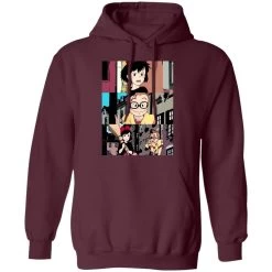 Kiki’s Delivery Service Tower Collage Hoodie Unisex -Ghibli Shop redirect04102021150411 7