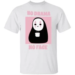 No Drama, No Face T Shirt Unisex 30 No Drama, No Face T Shirt Unisex -Ghibli Shop redirect04102021150420 1 1