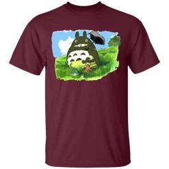 My Neighbor Totoro WaterColor T Shirt Unisex 25 My Neighbor Totoro WaterColor T Shirt Unisex -Ghibli Shop redirect04102021150448 5