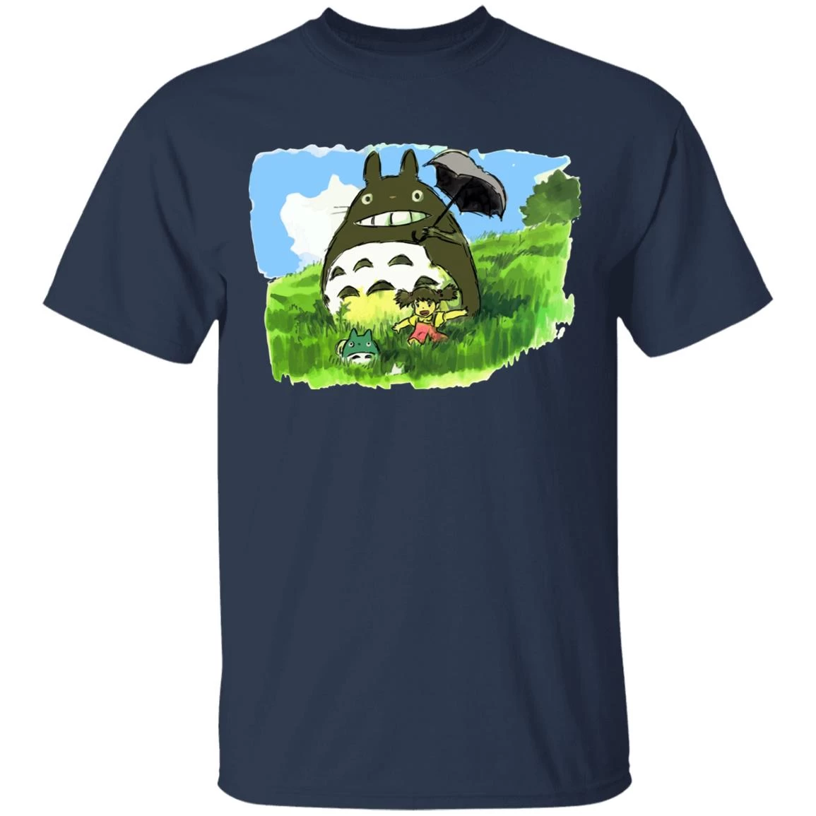 My Neighbor Totoro WaterColor T Shirt Unisex 9 My Neighbor Totoro WaterColor T Shirt Unisex - Image 7